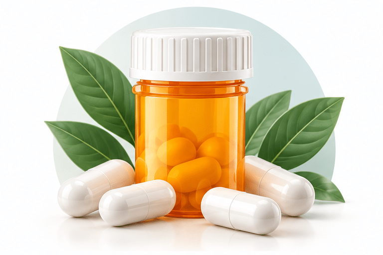Prescription weight loss medication illustration